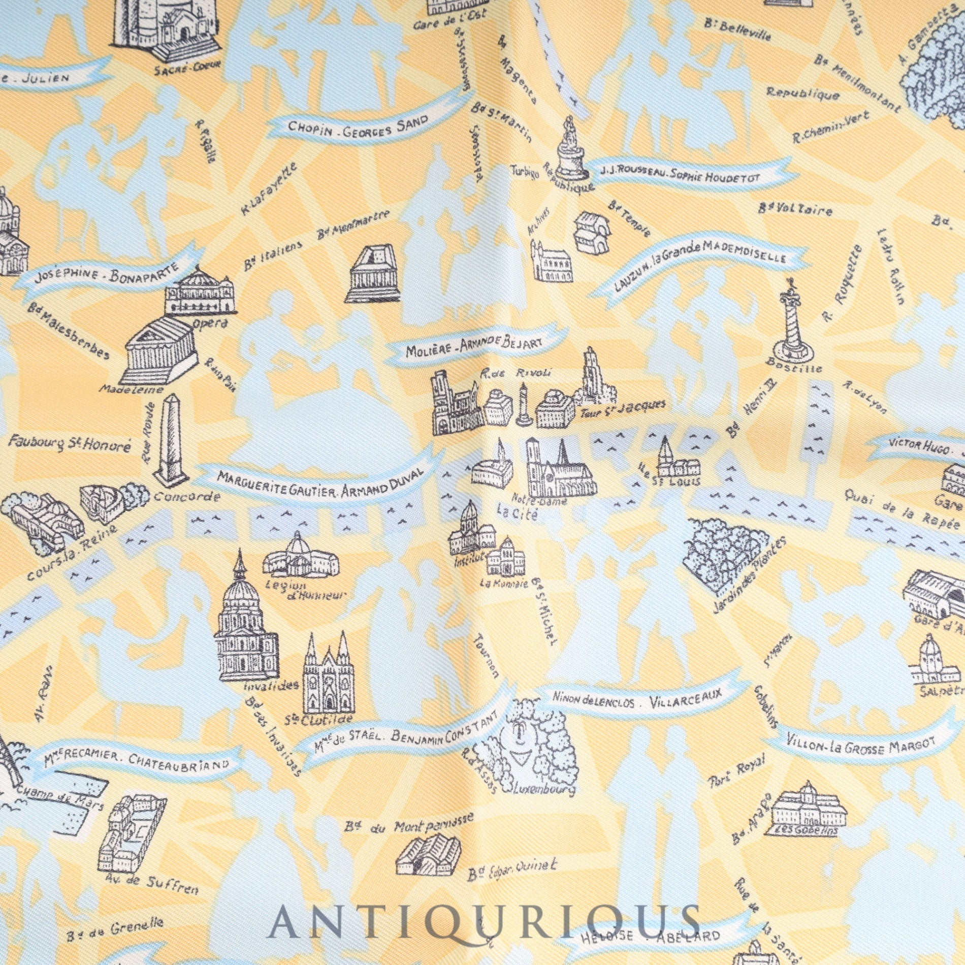 エルメス スカーフ カレ45 パリの恋人たち SILK100% 箱 | 東京銀座の