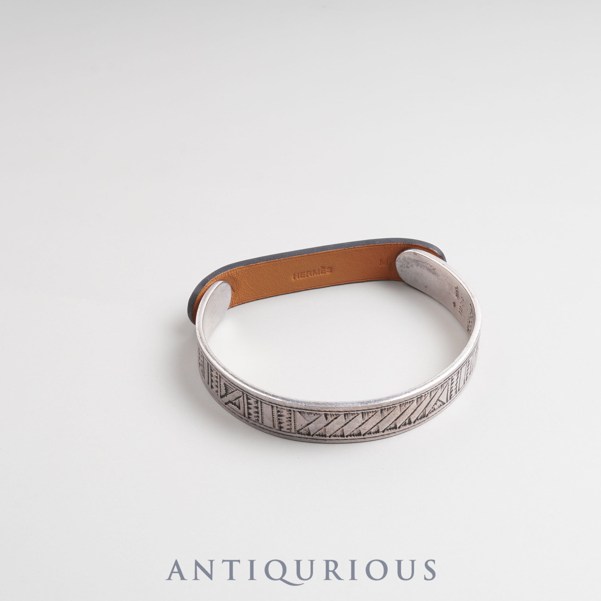エルメス ブレスレット バングル トゥアレグ SV/レザー T5 | 東京銀座