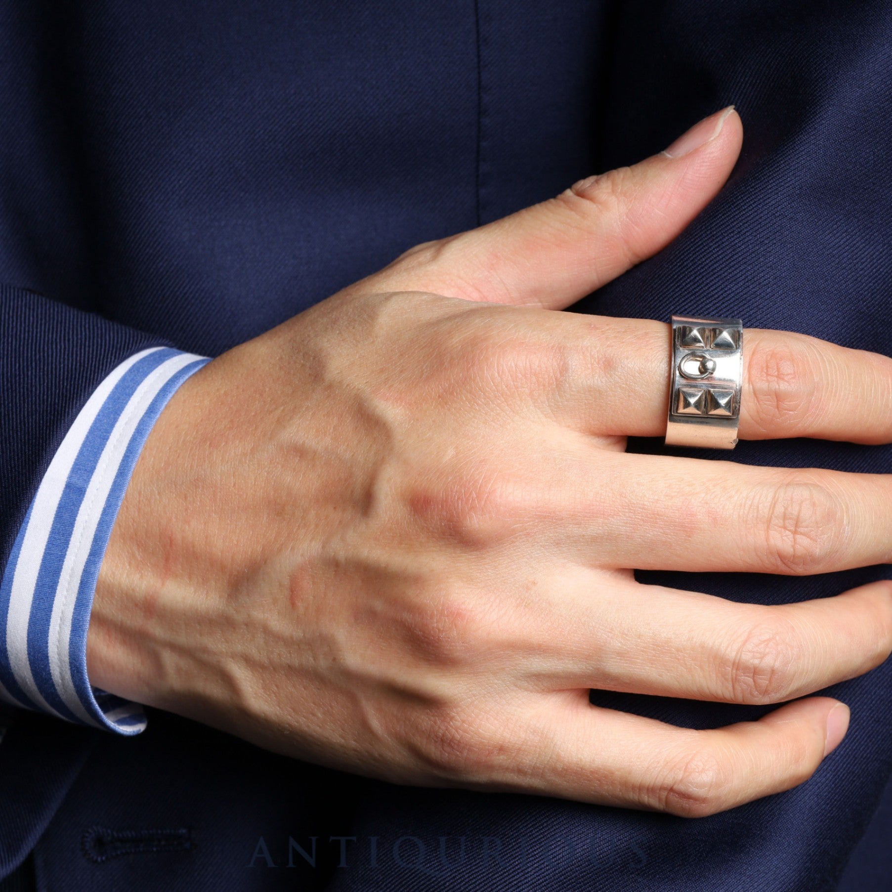 エルメス リング コリエドシアン #59 SV925 箱 | 東京銀座の