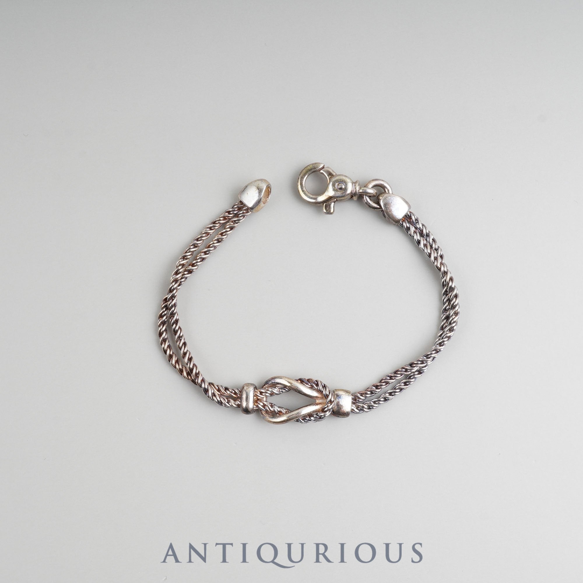 ティファニー ブレスレット センターノットダブルロープ SV925 | 東京