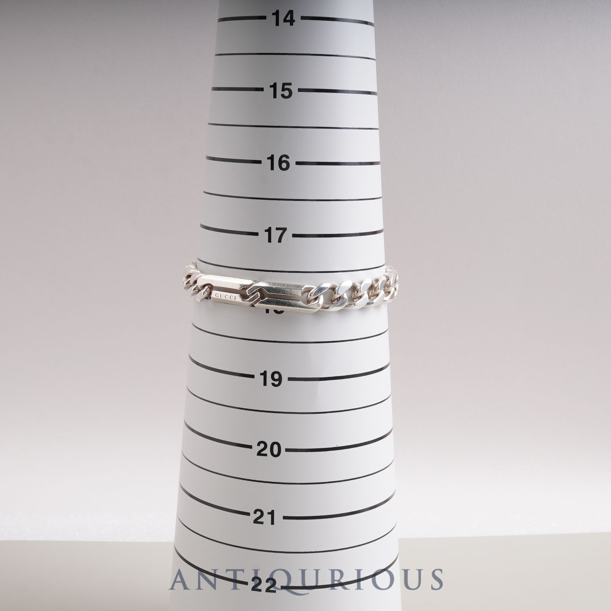 グッチ ブレスレット ノットインフィニティ チェーン SV925 箱 袋