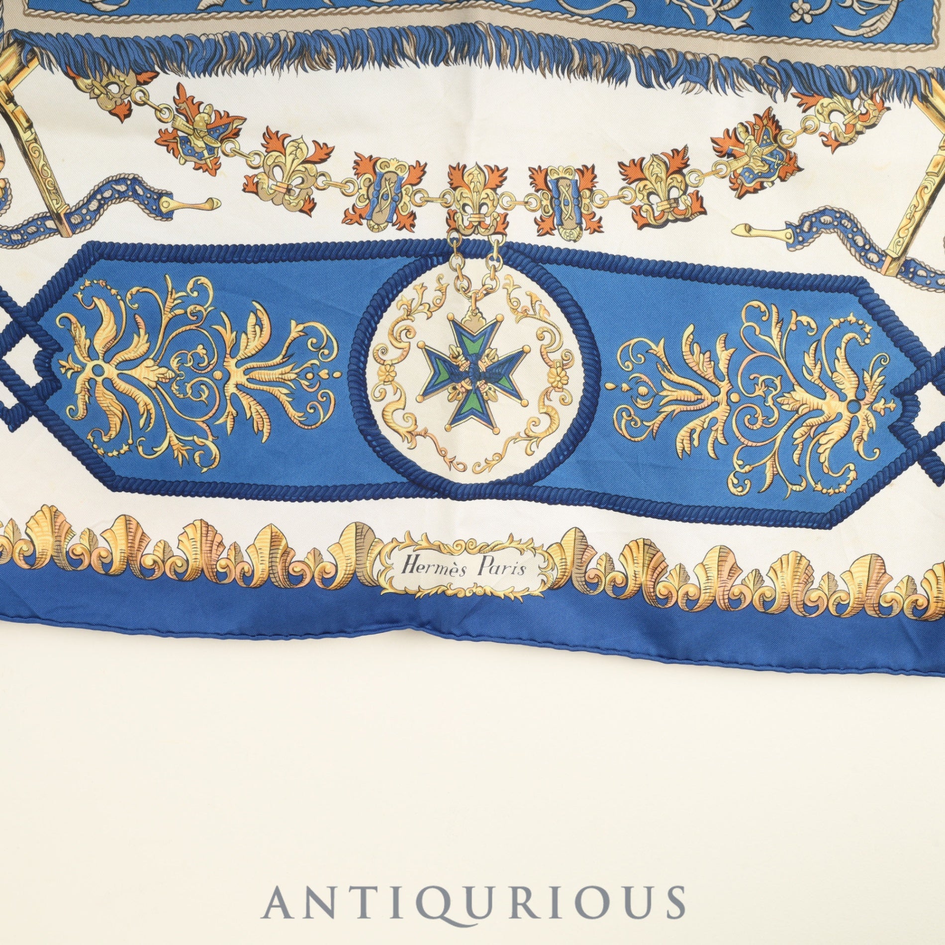 エルメス スカーフ カレ90 白い馬に乗ったルイ14世 SILK100% | 東京