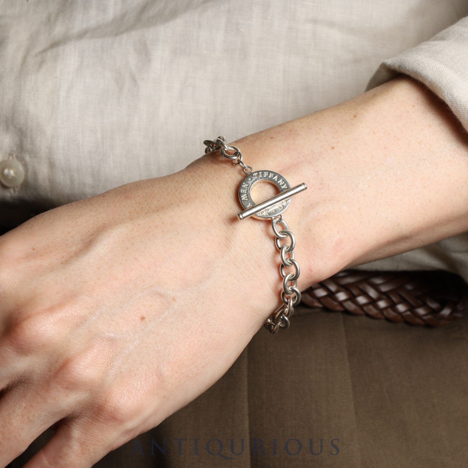 ティファニー ブレスレット トグル スターリングシルバー 箱 保存袋