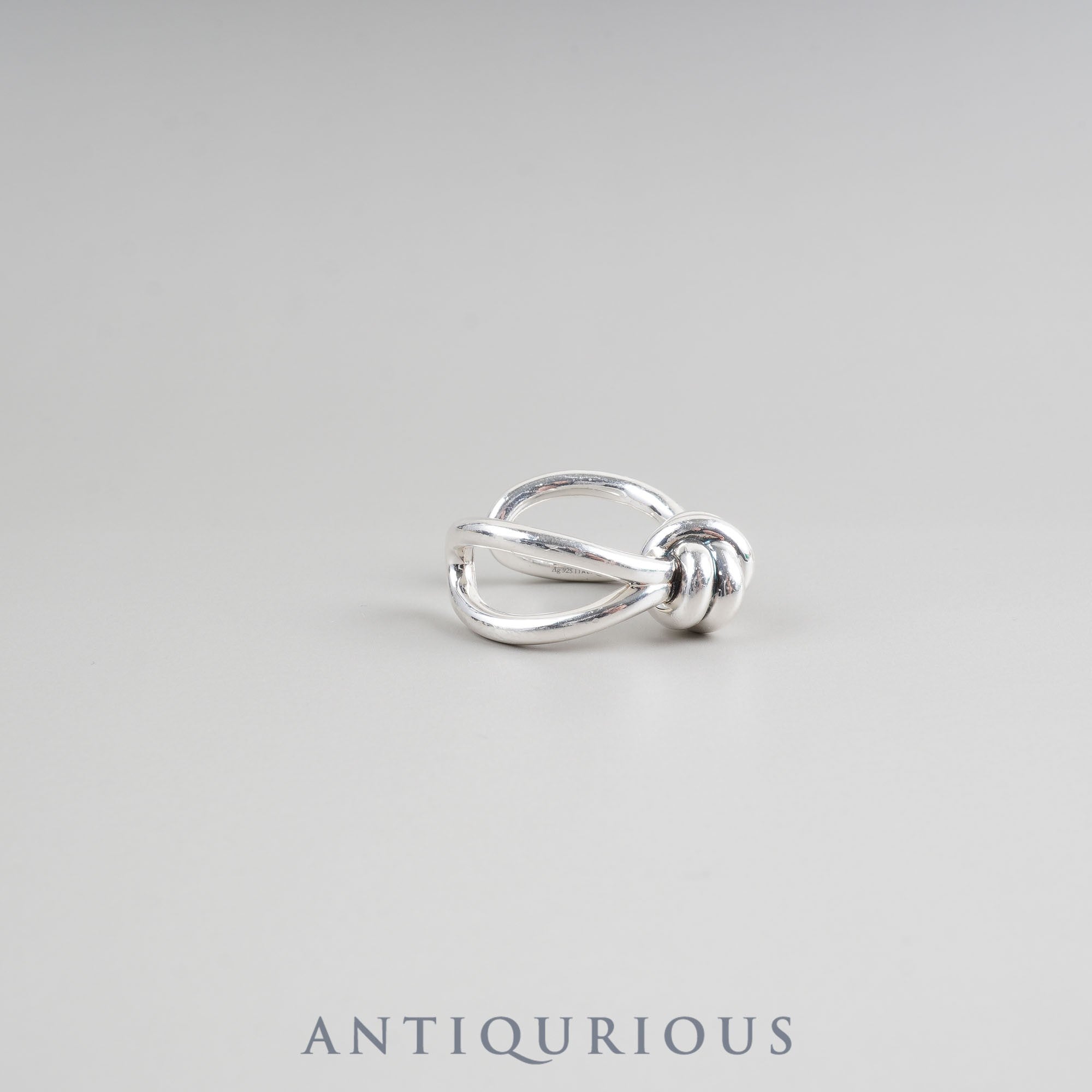 ボッテガ・ヴェネタ リング ノットスターリングシルバー 約15号 箱