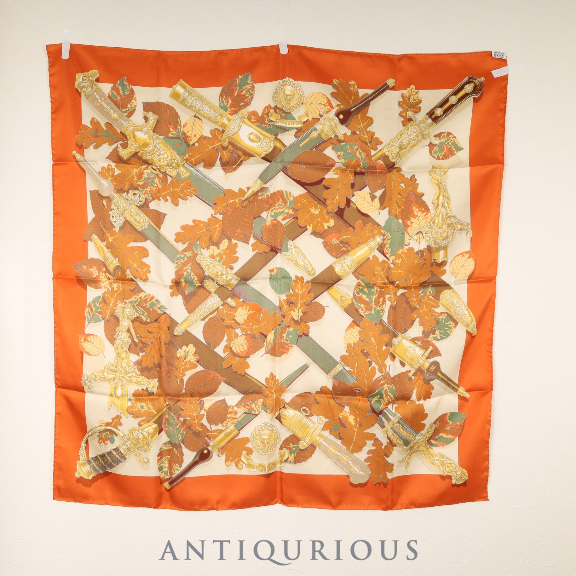 エルメス スカーフ カレ90 力強く SILK100% 箱 | 東京銀座の