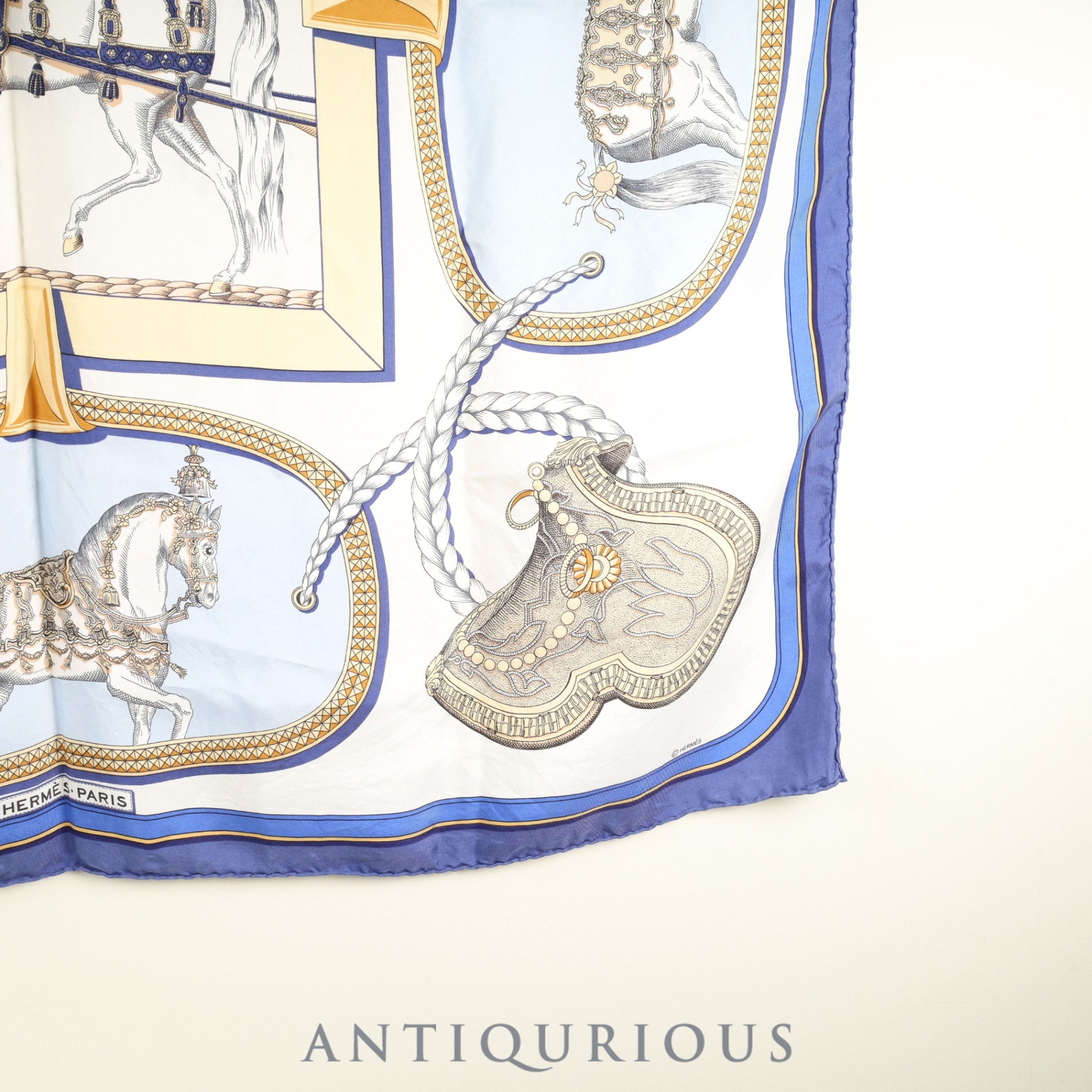 エルメス スカーフ カレ90 盛装の馬 SILK100% | 東京銀座の