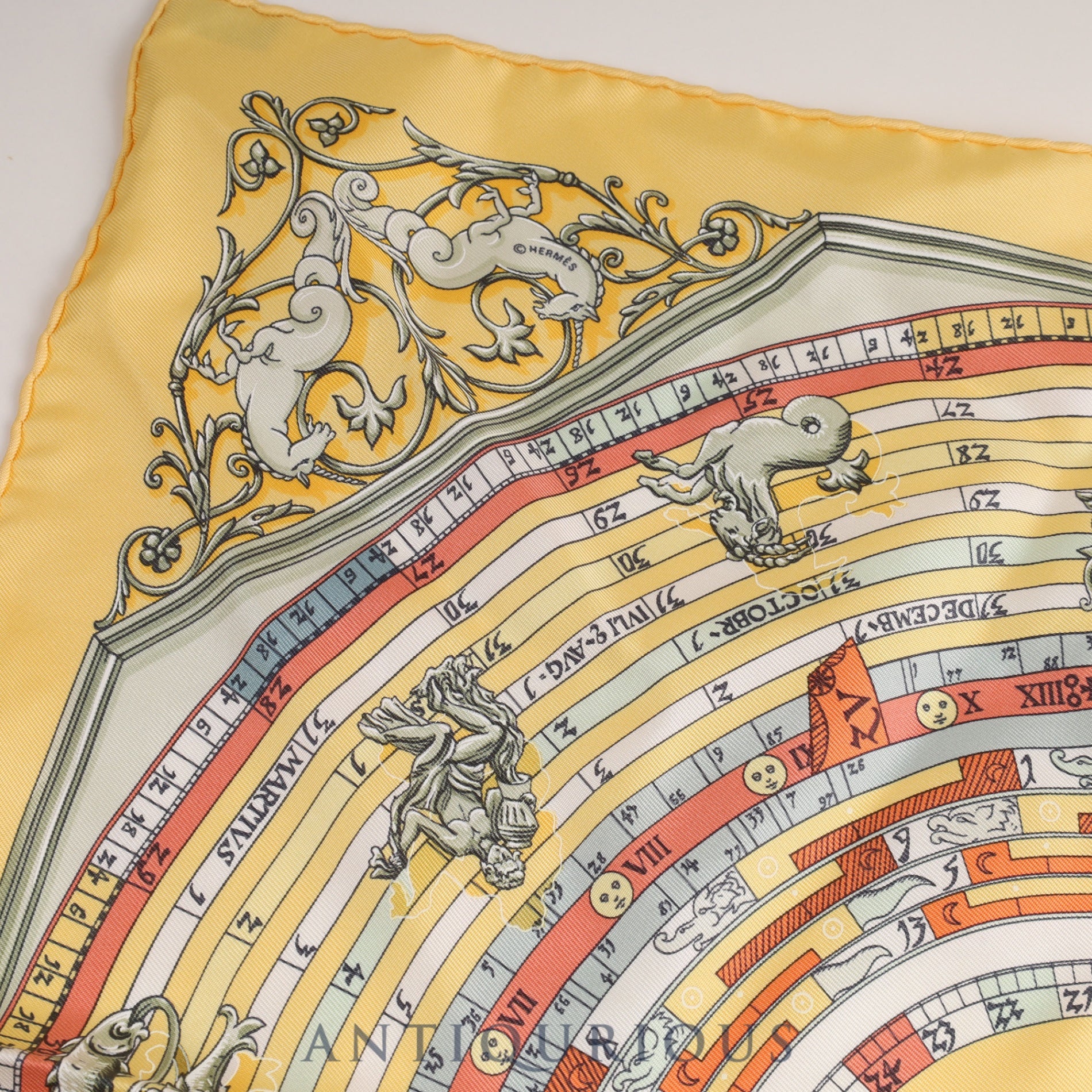 エルメス スカーフ カレ45 占星術 SILK100% 箱 | 東京銀座の