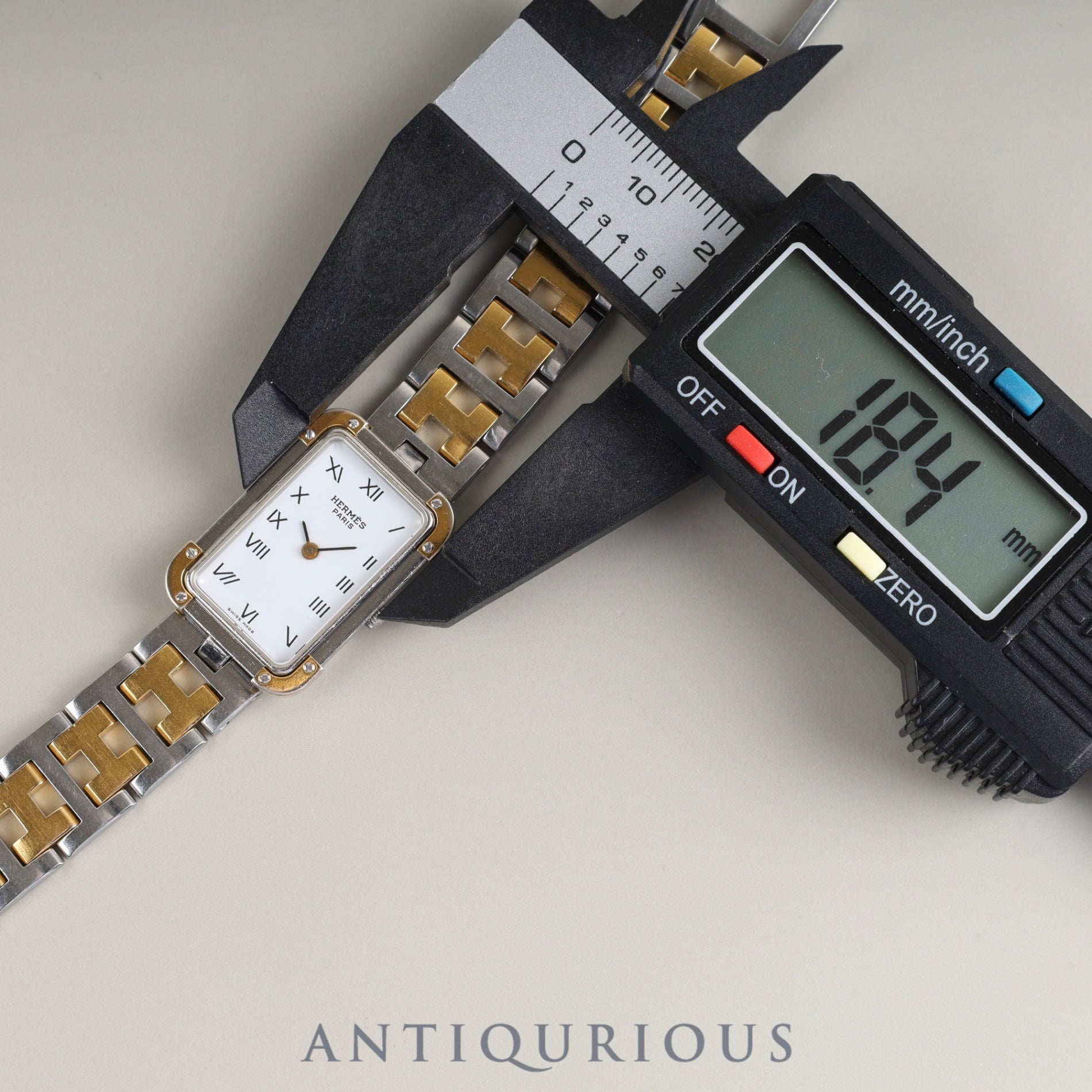 エルメス クロアジュール 54 10 75 クォーツ Cal.976.001 SS/GP SS/GP