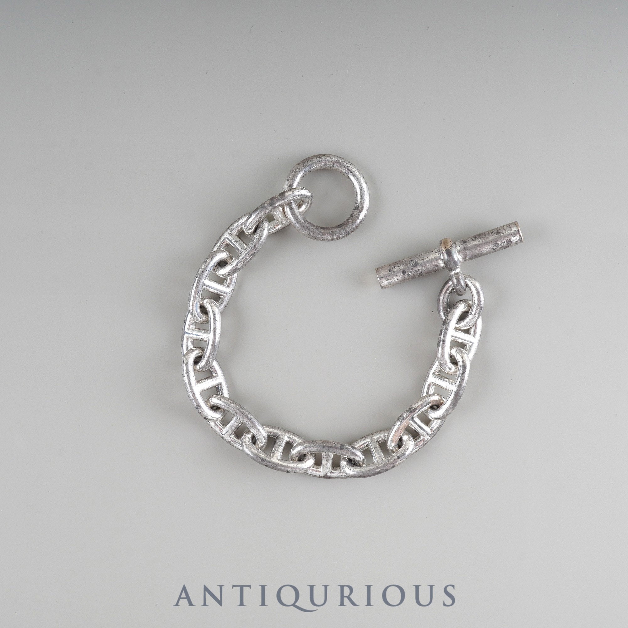 エルメス ブレスレット シェーヌダンクル TGM 12コマ SV925 マルジェラ