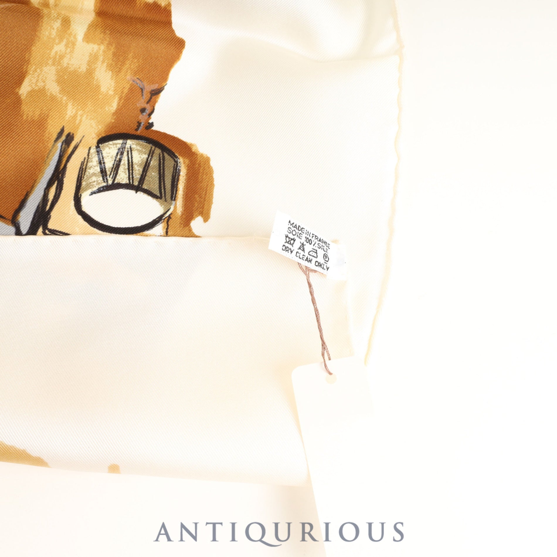 エルメス スカーフ カレ90 CONCERTO コンチェルト 箱 タグ SILK100