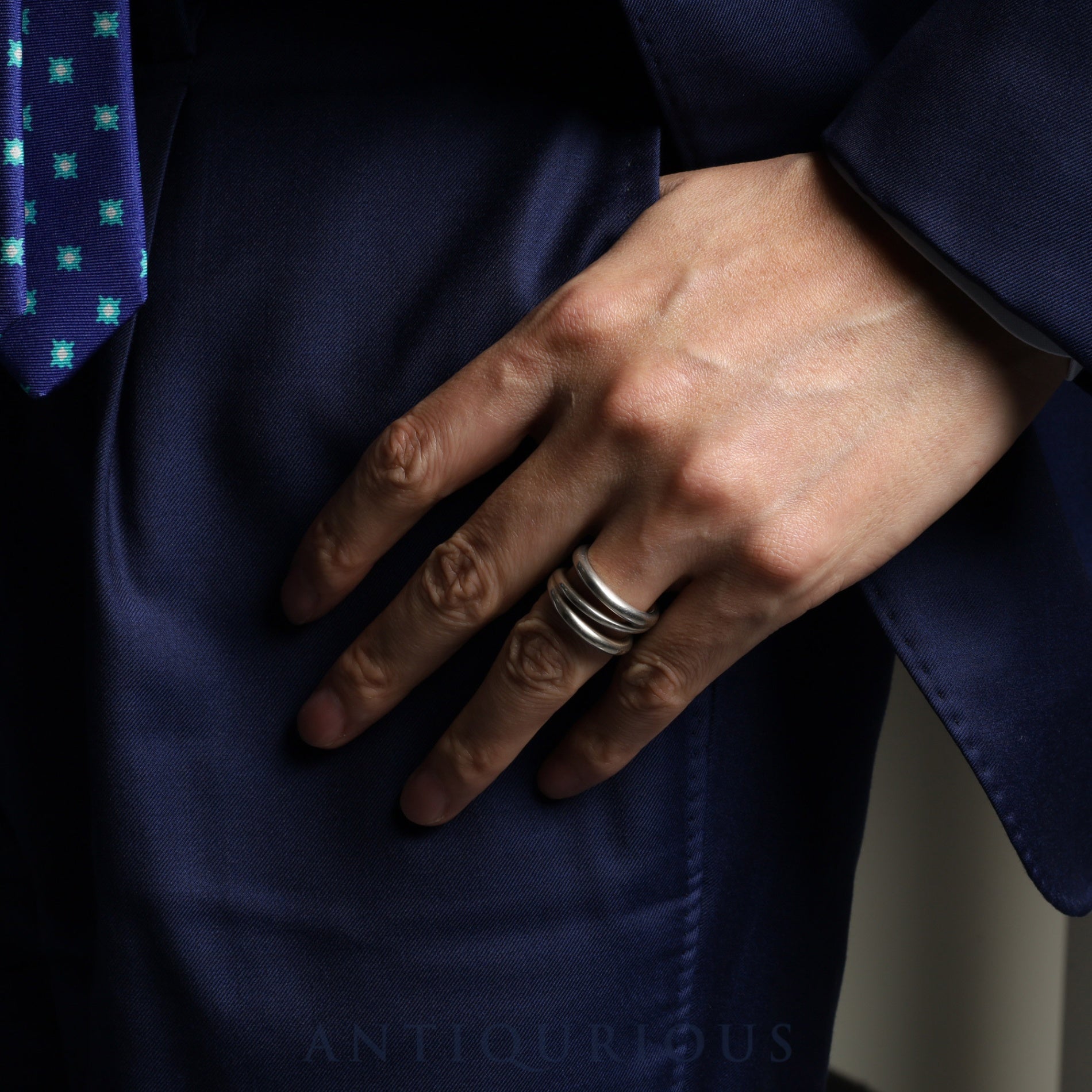 ティファニー リング オープンダイアゴナル SV925 約14号 | 東京銀座の