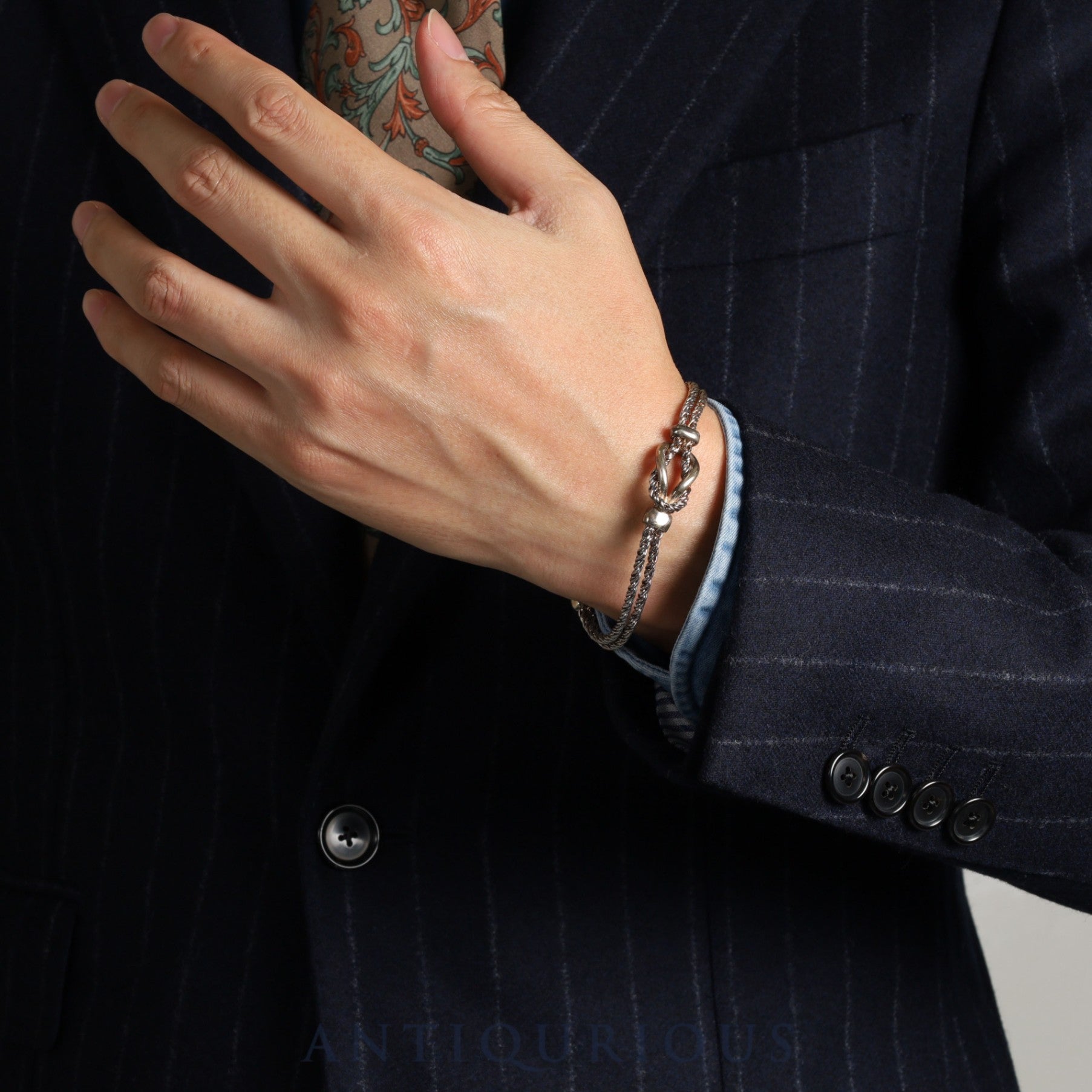 ティファニー ブレスレット センターノットダブルロープ SV925 | 東京