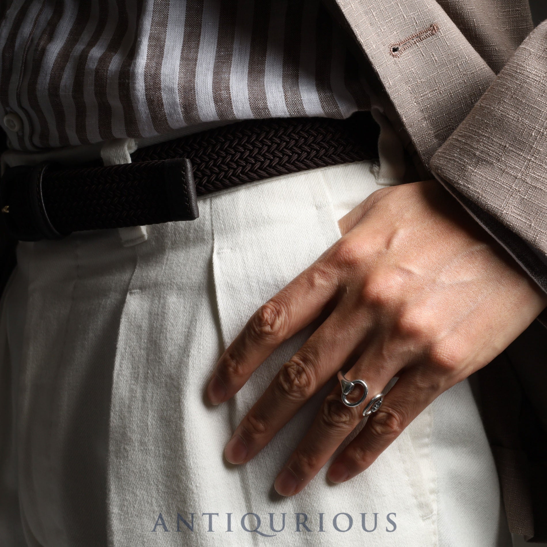 エルメス リング ナウシカ ノージカ スターリングシルバー 約15号 保存