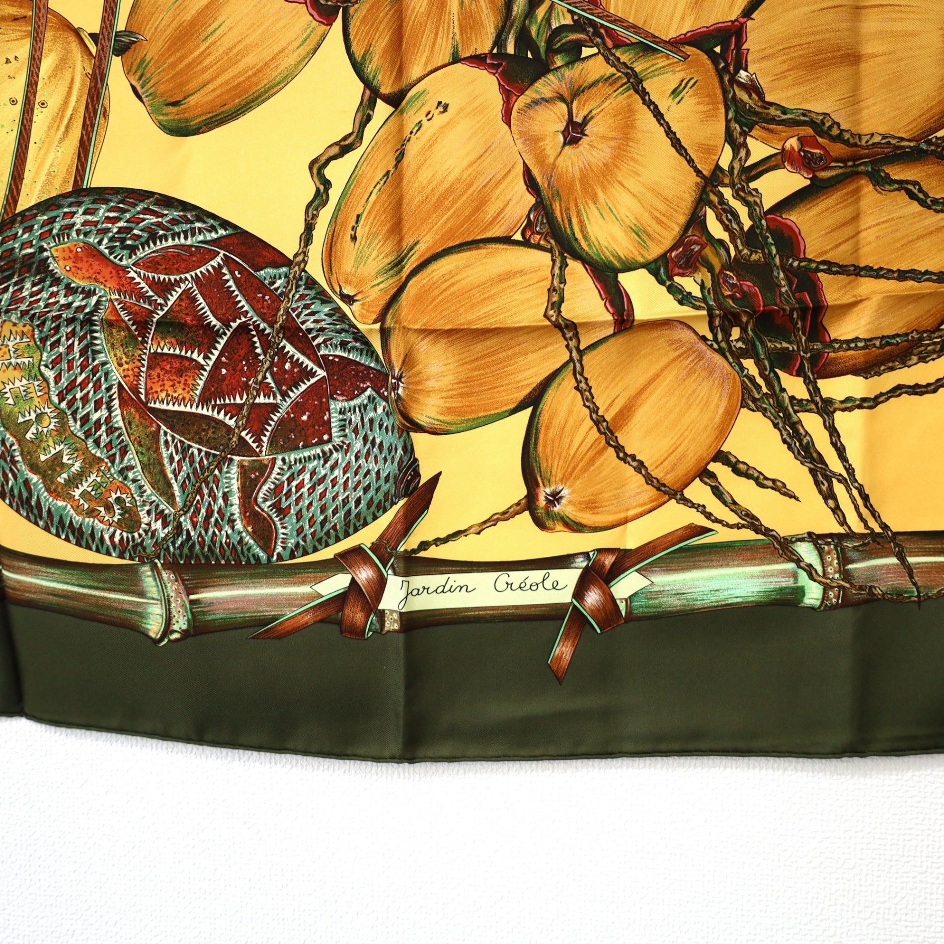 エルメス スカーフ カレ90 クレオルの楽園 SILK100% | 東京銀座の