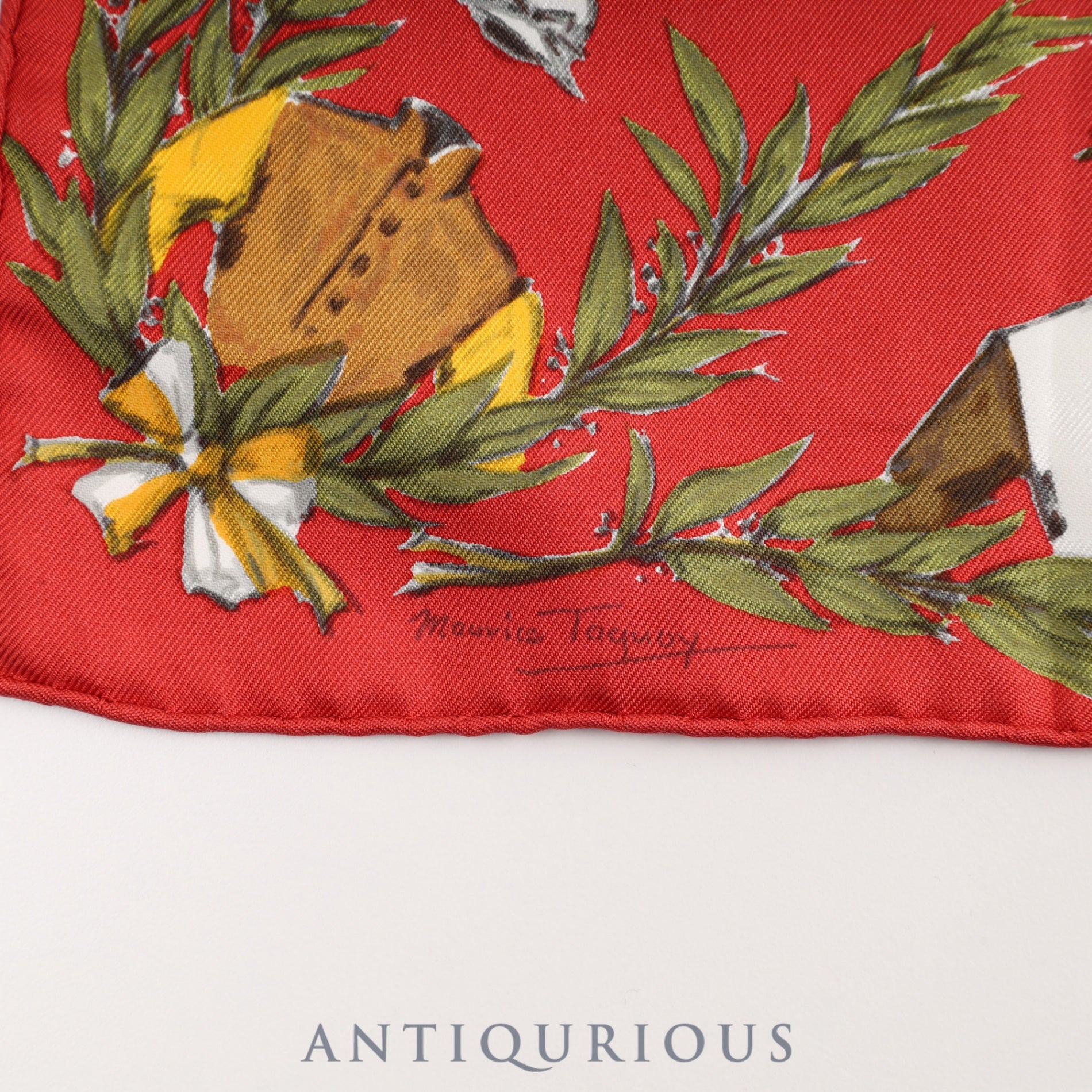 エルメス スカーフ CARRES45 カレ45 CHANTILLY シャンティ 競馬場