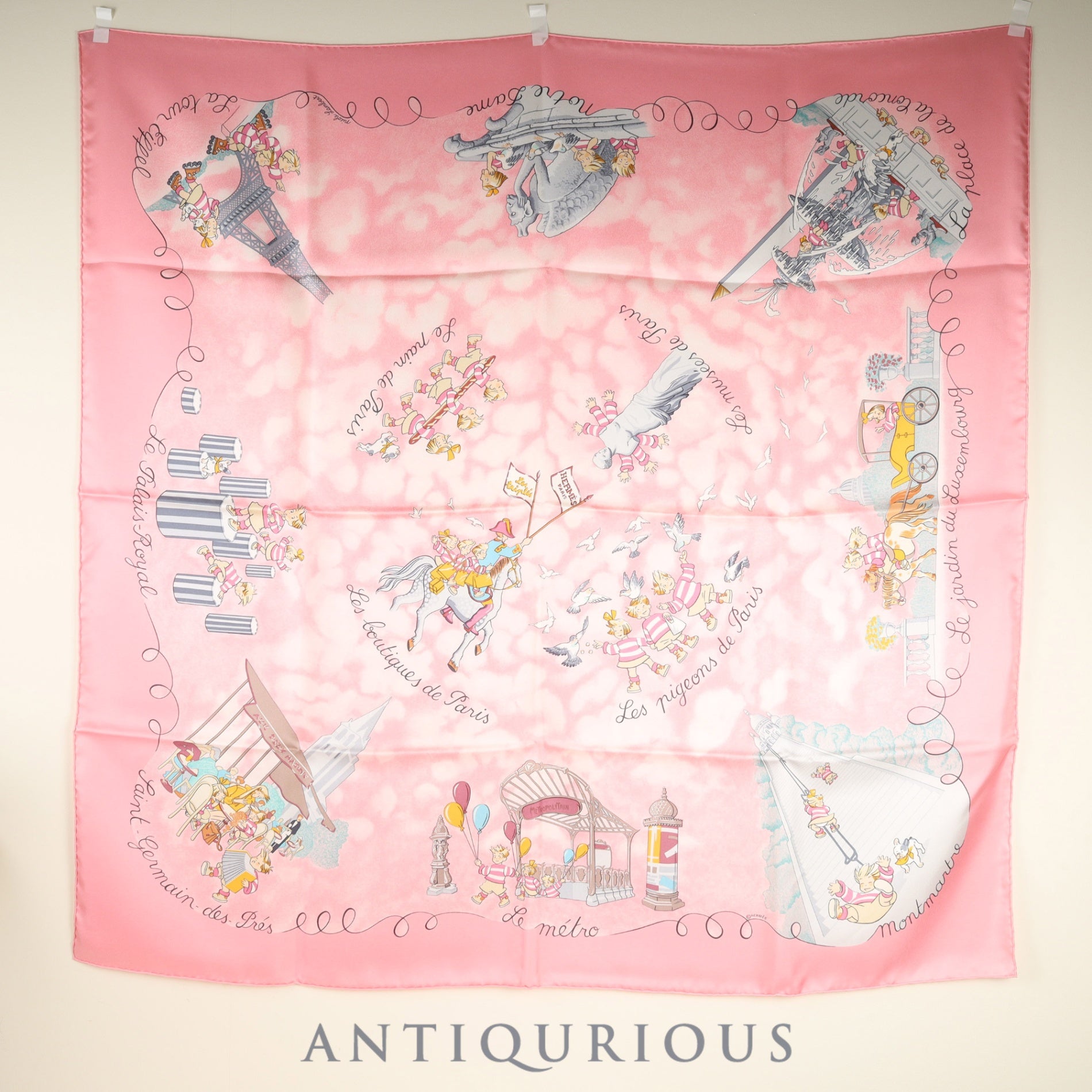 エルメス スカーフ カレ90 いたずら三つ子 SILK100% 箱 カード | 東京