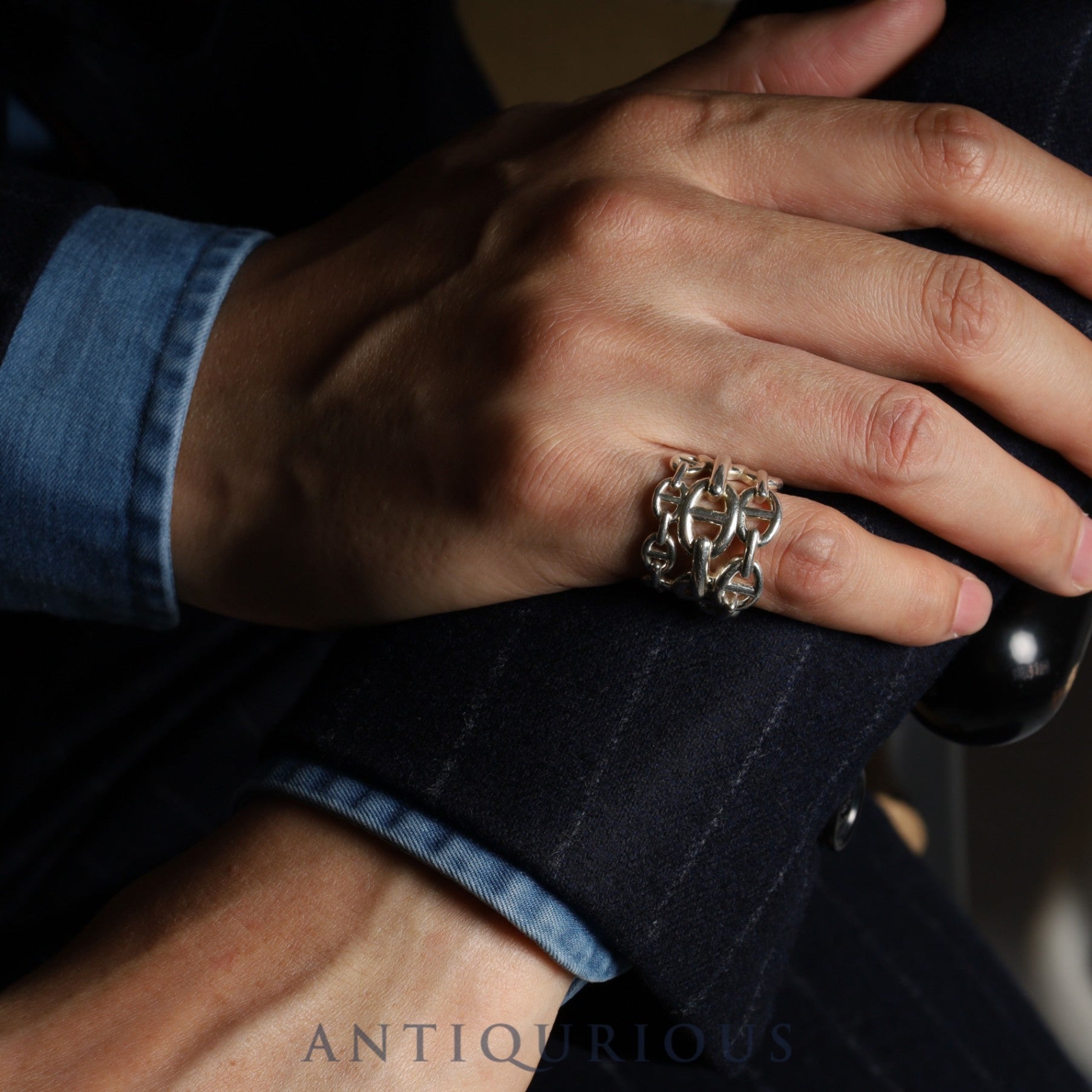 エルメス リング シェーヌダンクル アンシェネ GM SV925 #52 | 東京