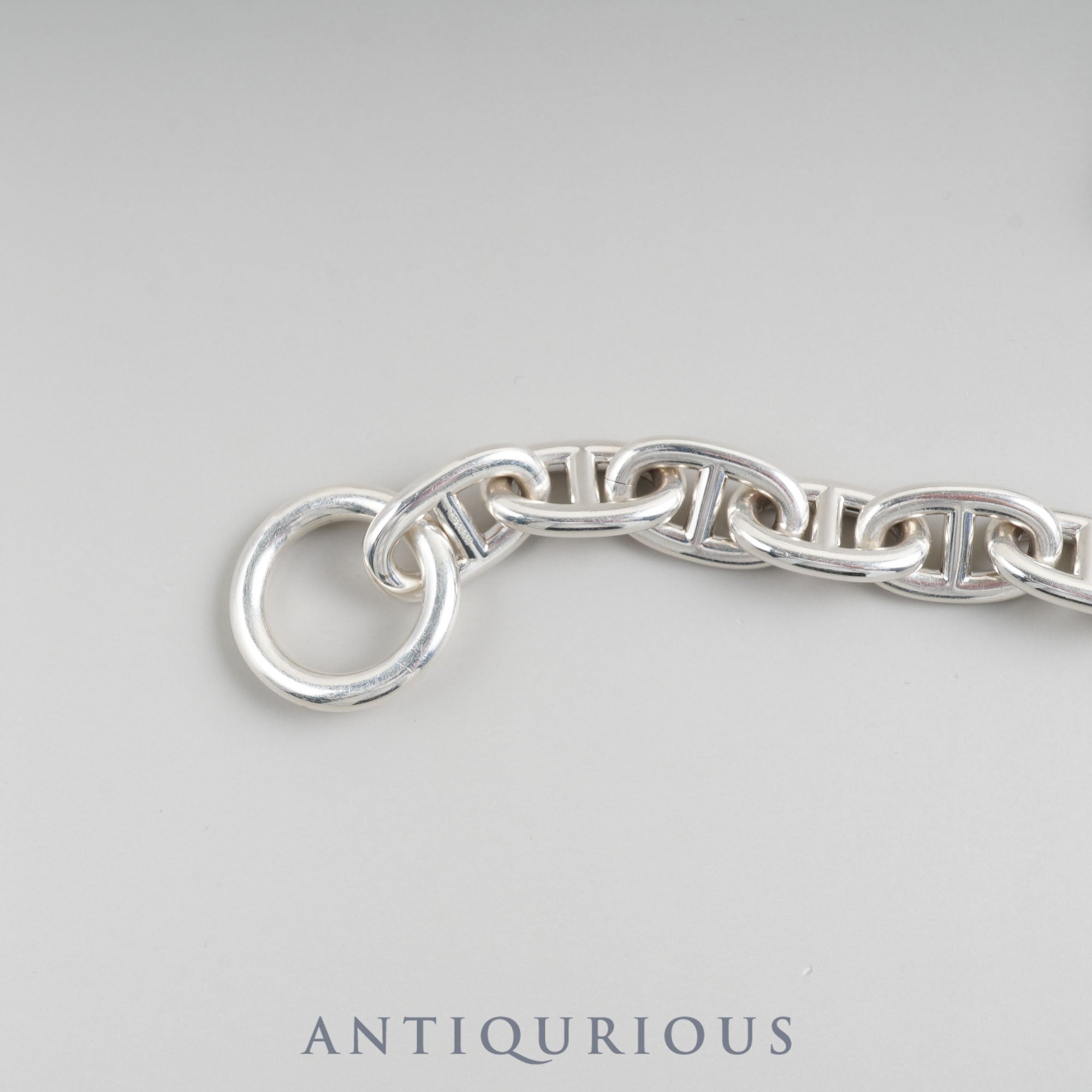 エルメス ブレスレット シェーヌダンクル TGM SV925 12コマ 打刻刻印