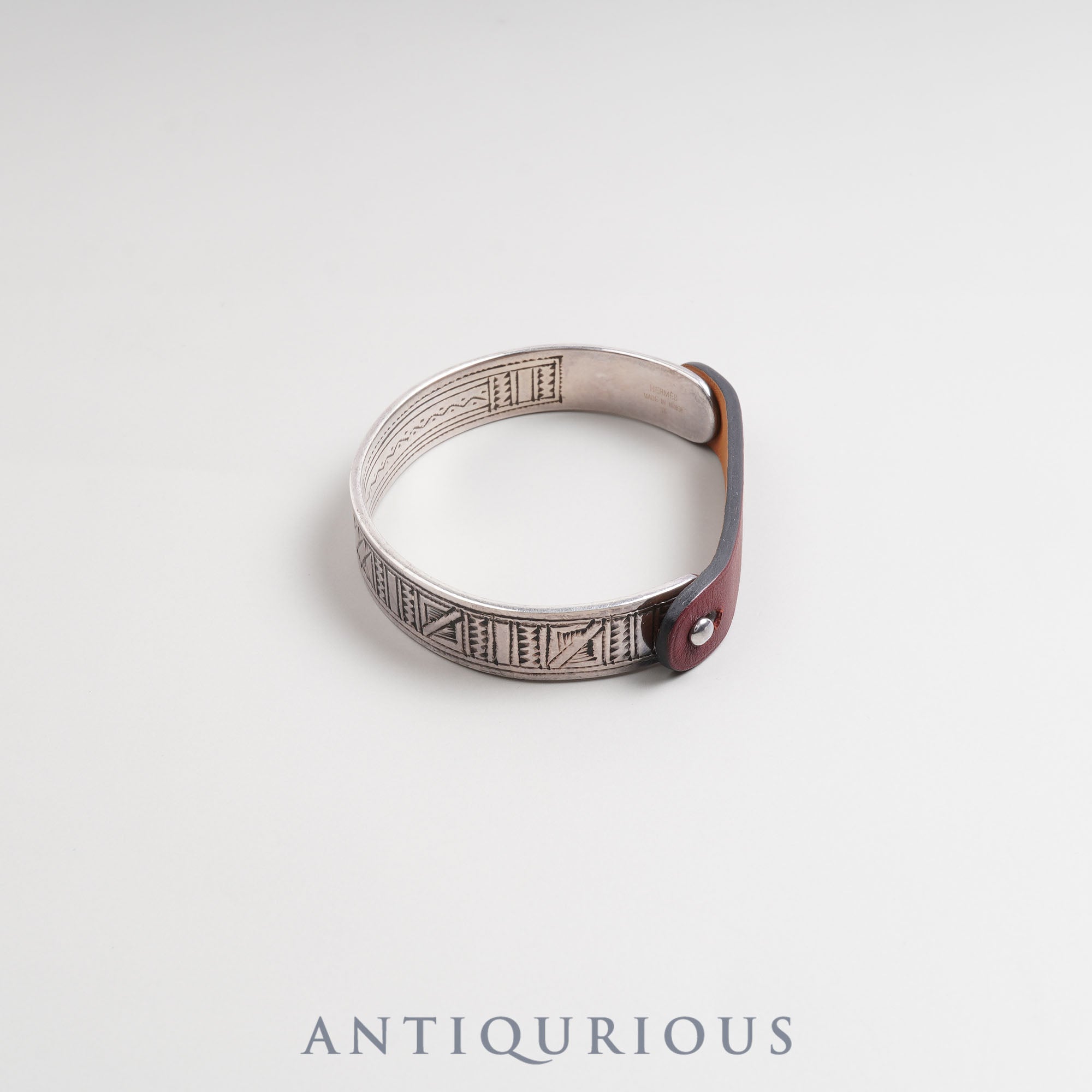 エルメス ブレスレット バングル トゥアレグ SV/レザー T5 | 東京銀座