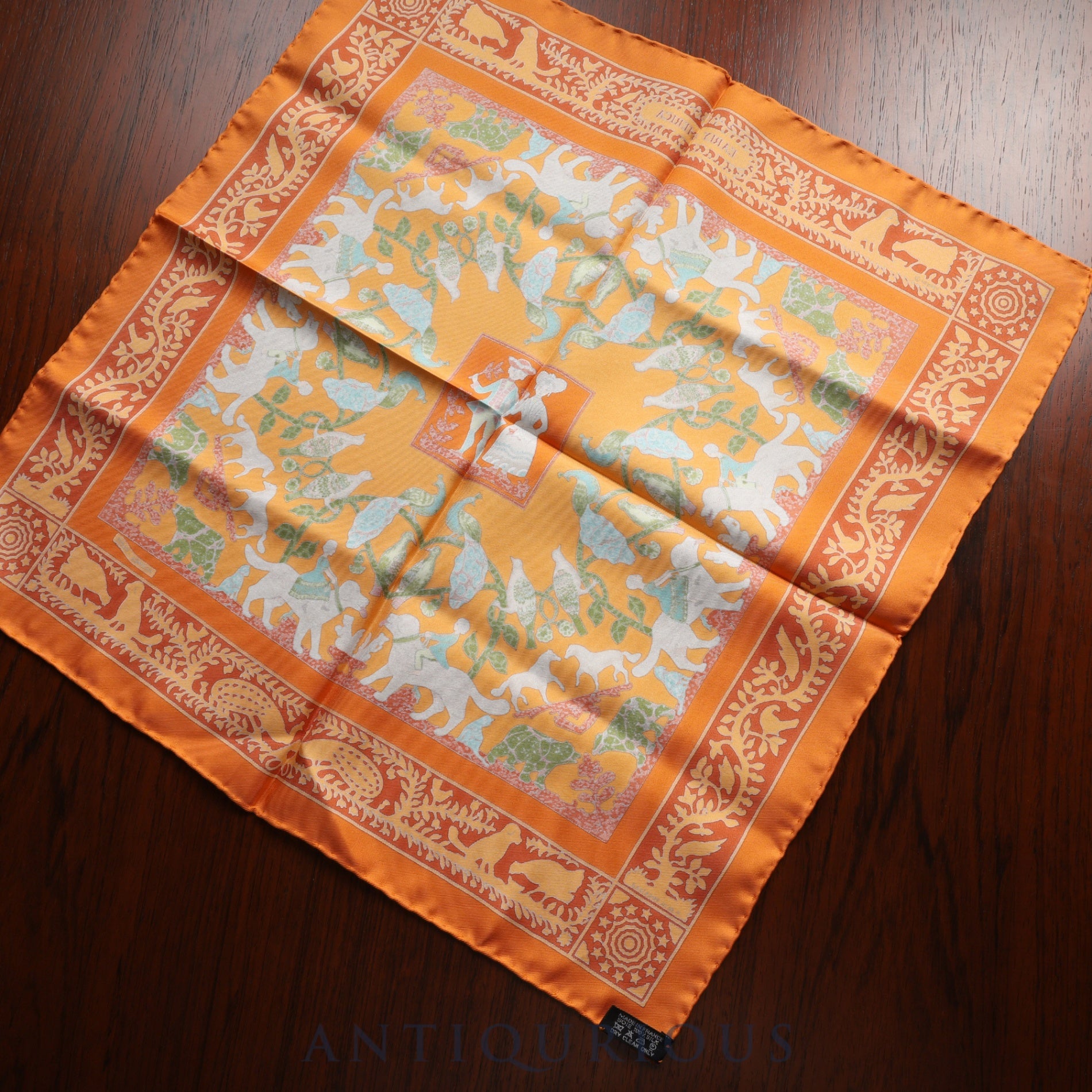 エルメス スカーフ カレ45 古き良きアメリカ SILK100% | 東京銀座の