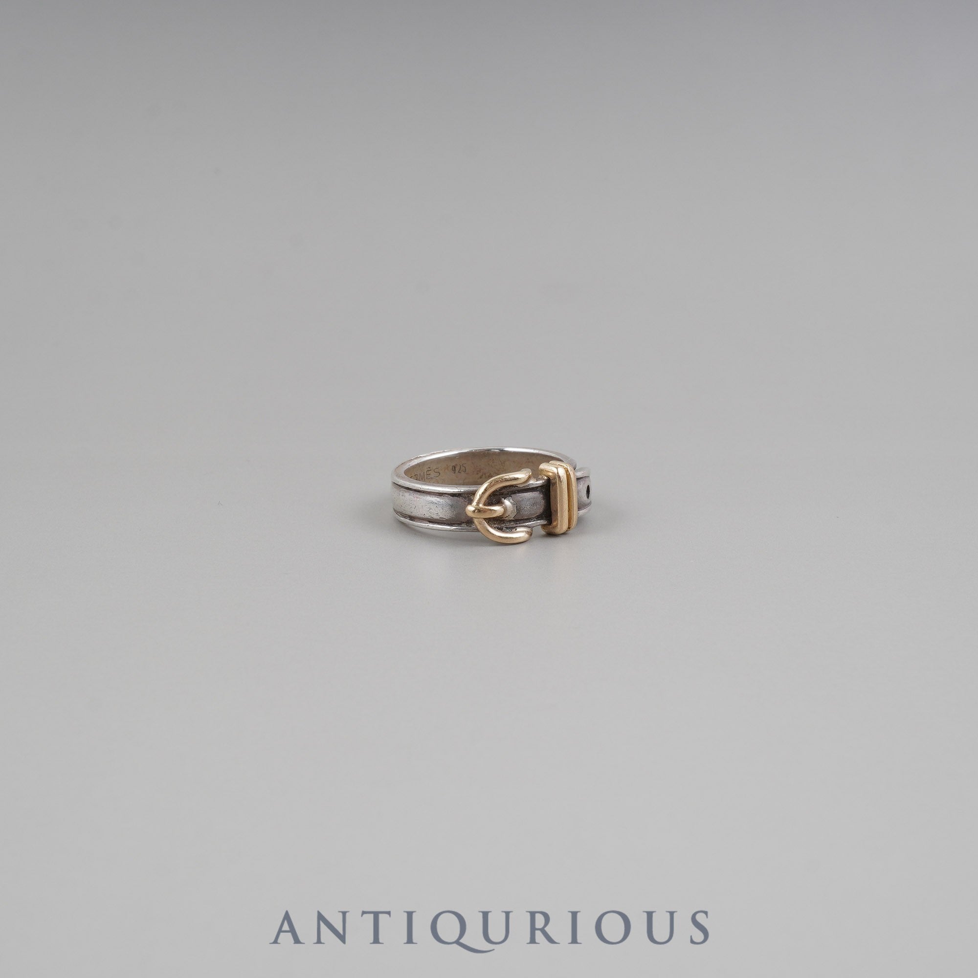 エルメス リング サンチュール コンビ SV925/750 約12号 | 東京銀座の