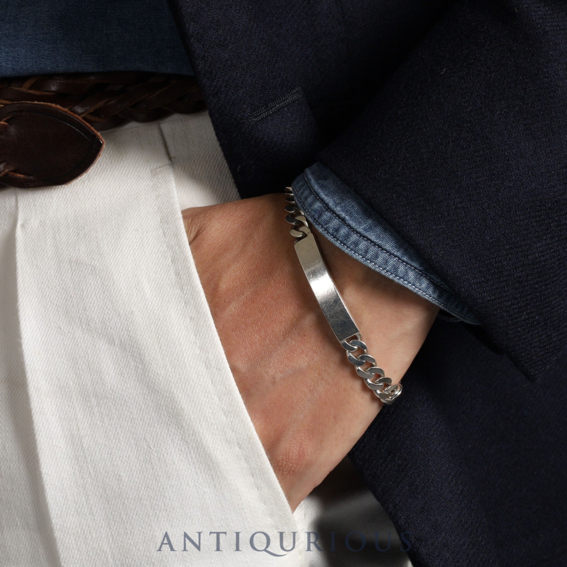 ティファニー ブレスレット ID チェーン ヴィンテージ スターリング