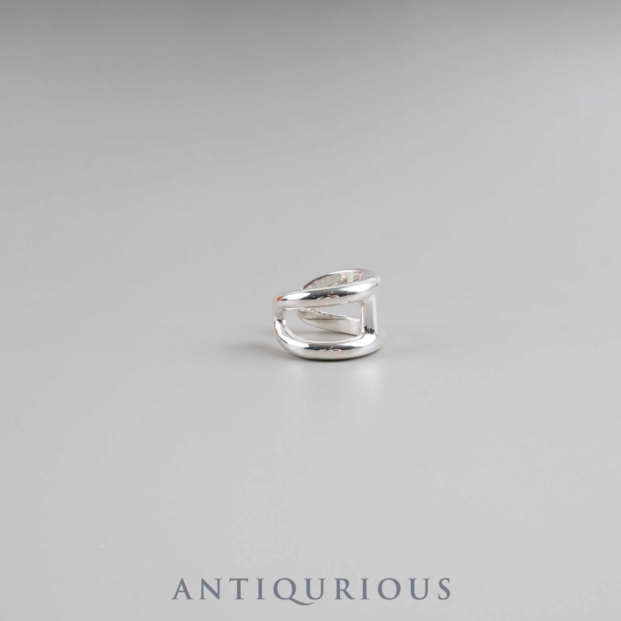 エルメス リング オスモズ GM スターリングシルバー #57 約17号 保証書