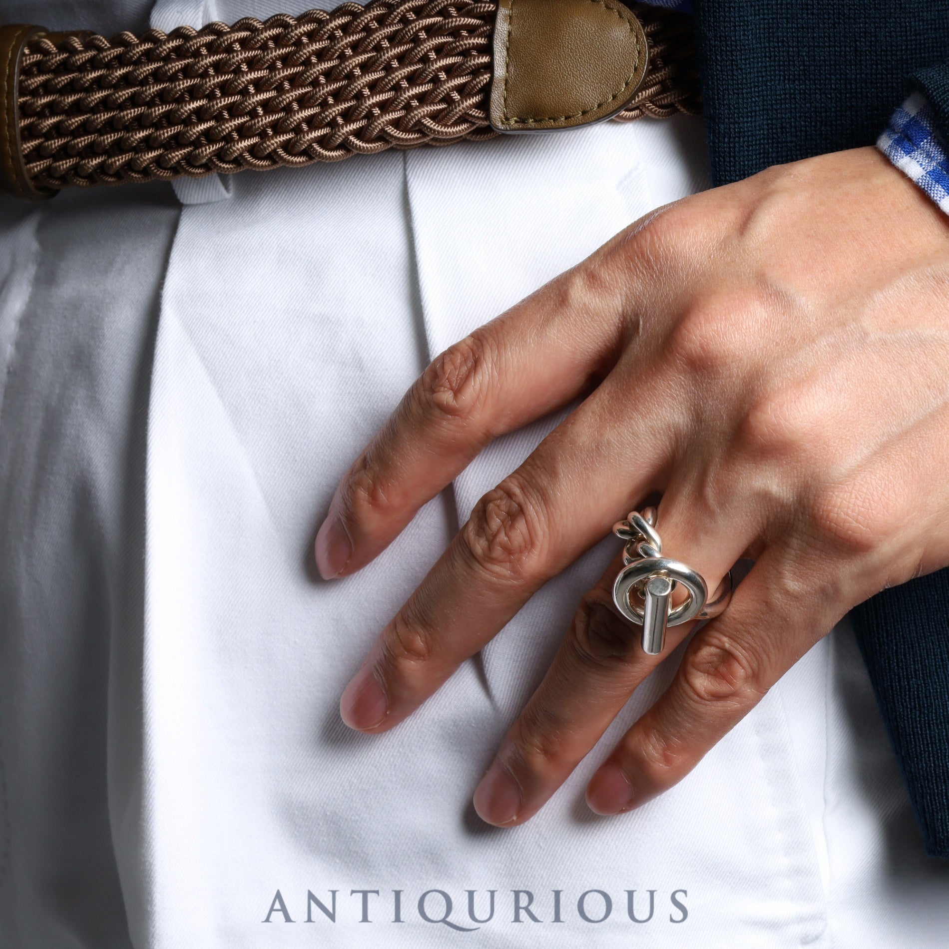 エルメス リング クロワゼット SV925 #57 箱 | 東京銀座のヴィンテージ