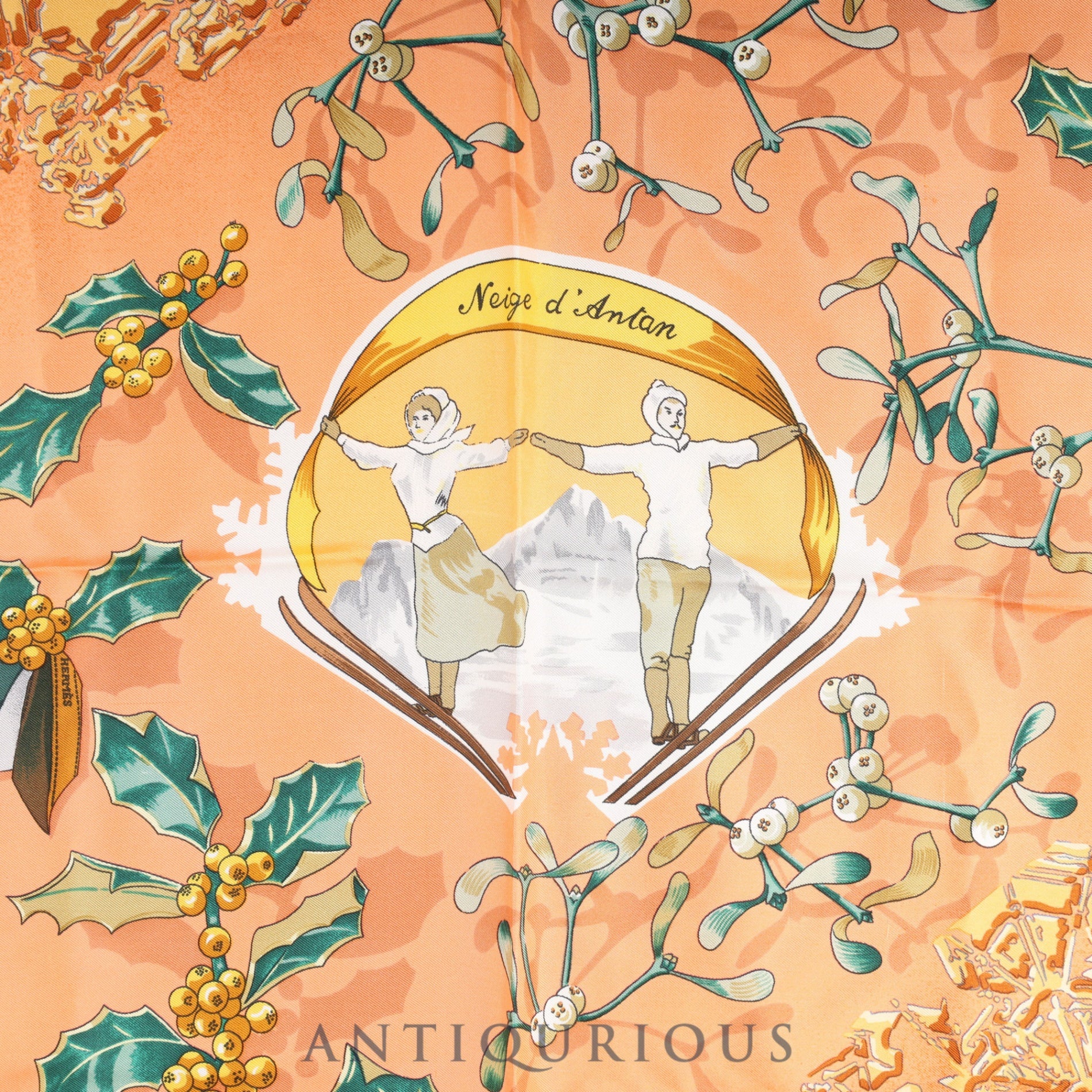 エルメス スカーフ カレ90 去年の雪 SILK100% | 東京銀座の