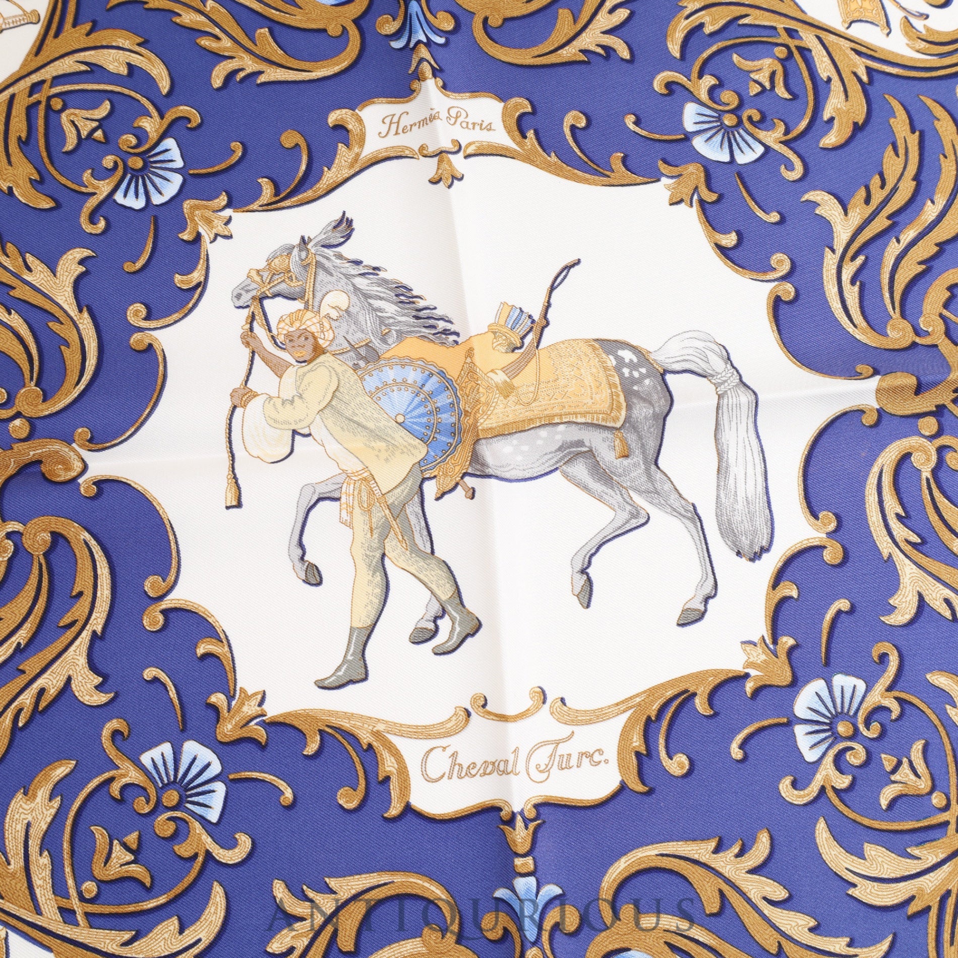エルメス スカーフ カレ45 トルコの馬 SILK100％ | 東京銀座の