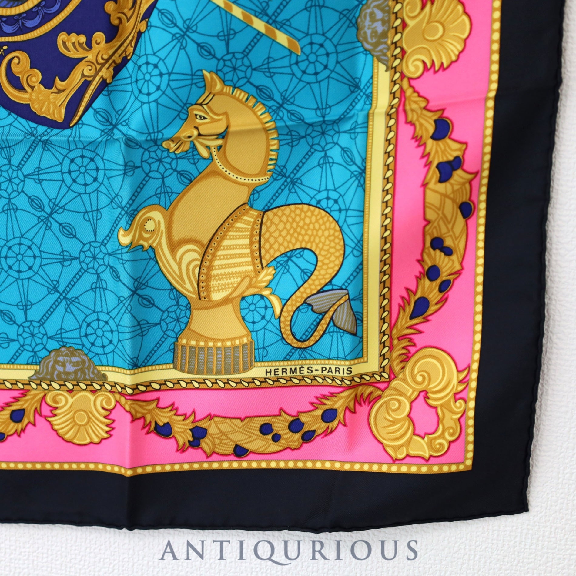 エルメス スカーフ カレ90 ヴェニスの船祭り SILK100% ケース | 東京