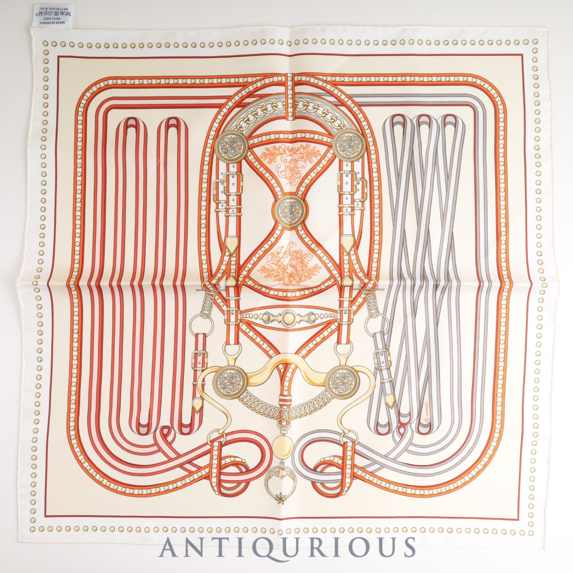 エルメス スカーフ カレ45 グラン トゥラララ SILK100% | 東京銀座の