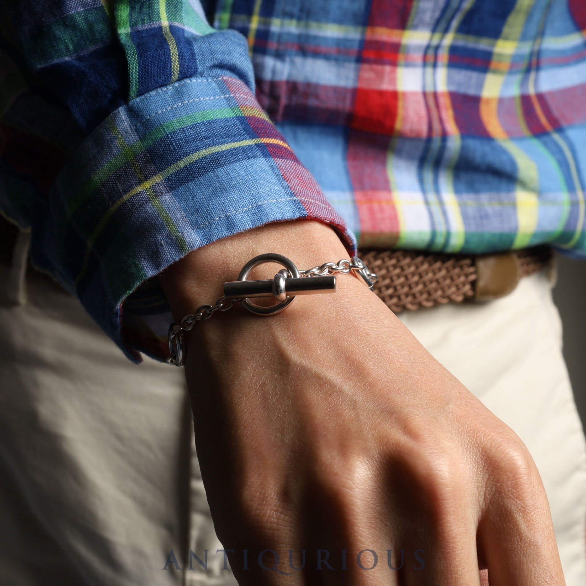 エルメス ブレスレット シェーヌダンクル ファランドール ST SV925 箱