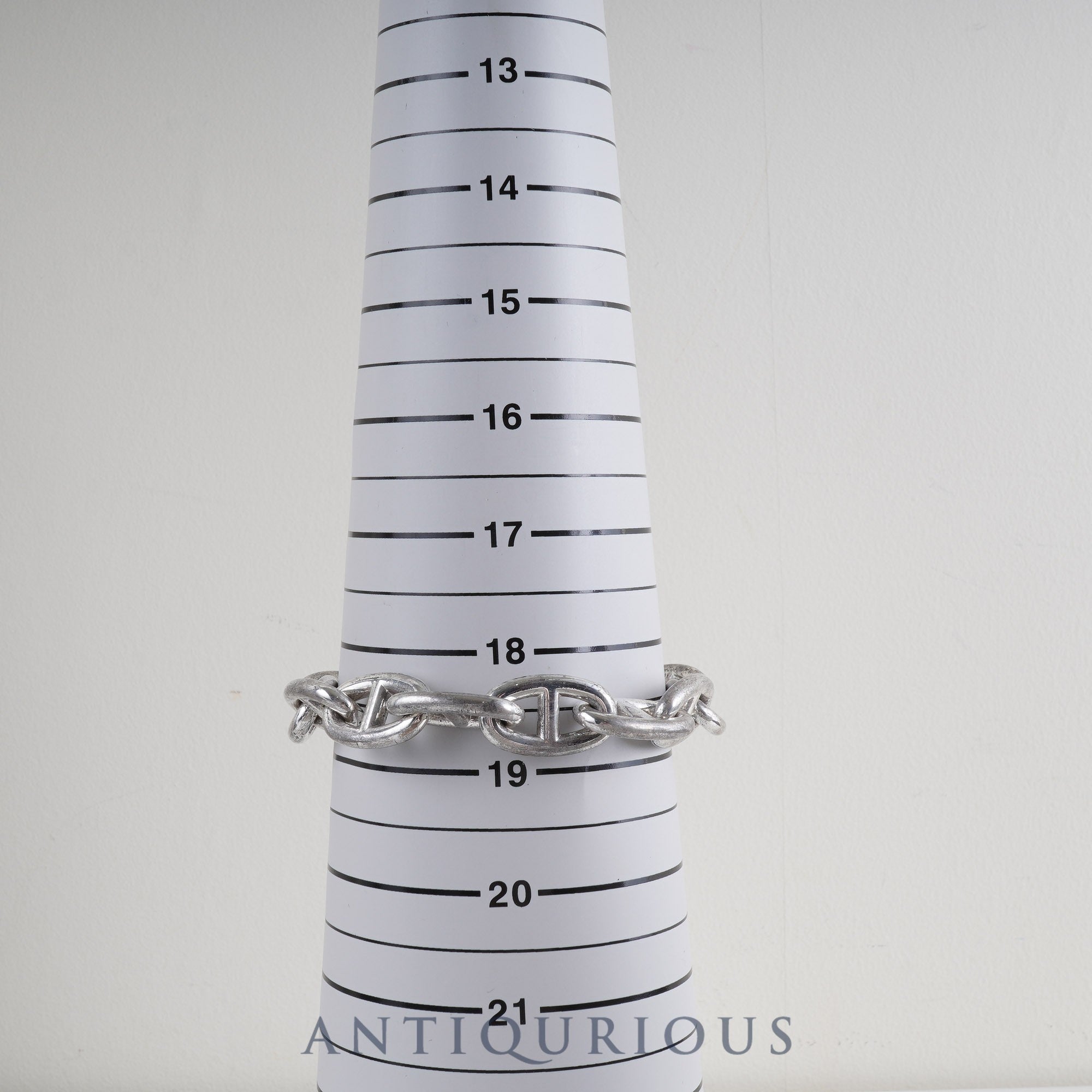 エルメス ブレスレット シェーヌダンクル TGM 12コマ SV925 マルジェラ