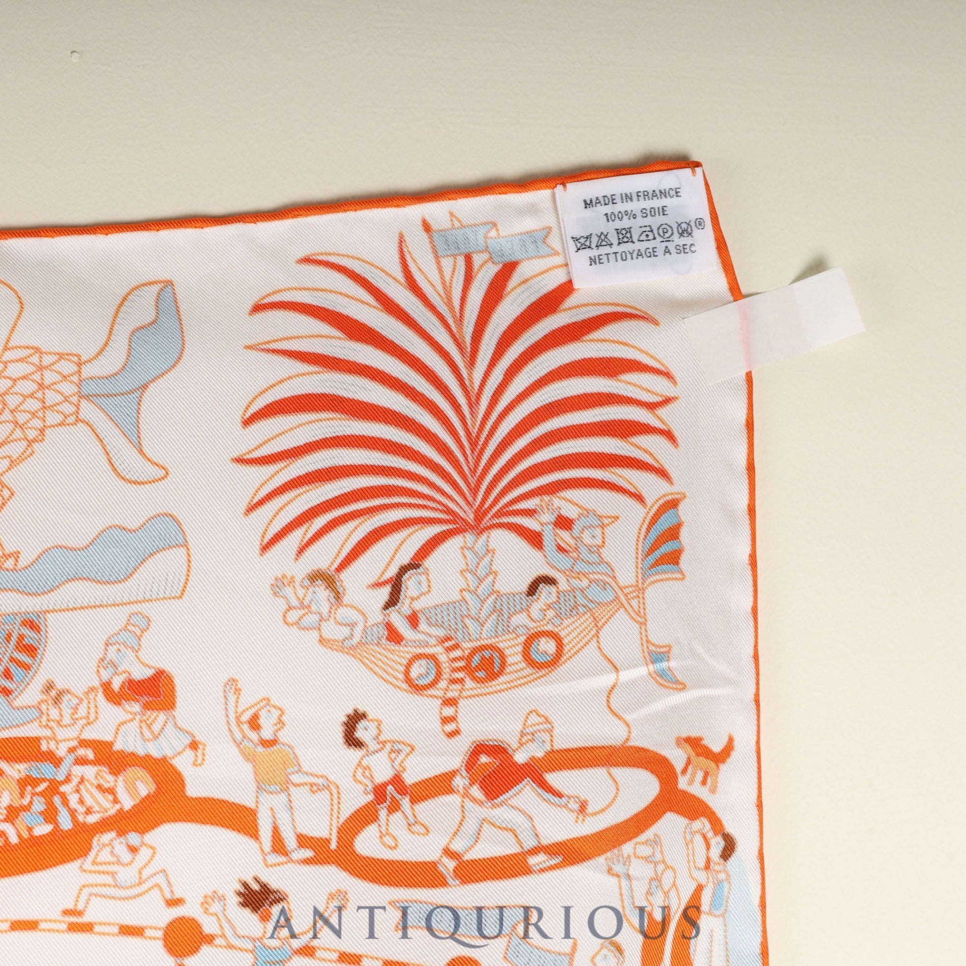 エルメス スカーフ カレ90 Exposition Universelle 万国博覧会 箱