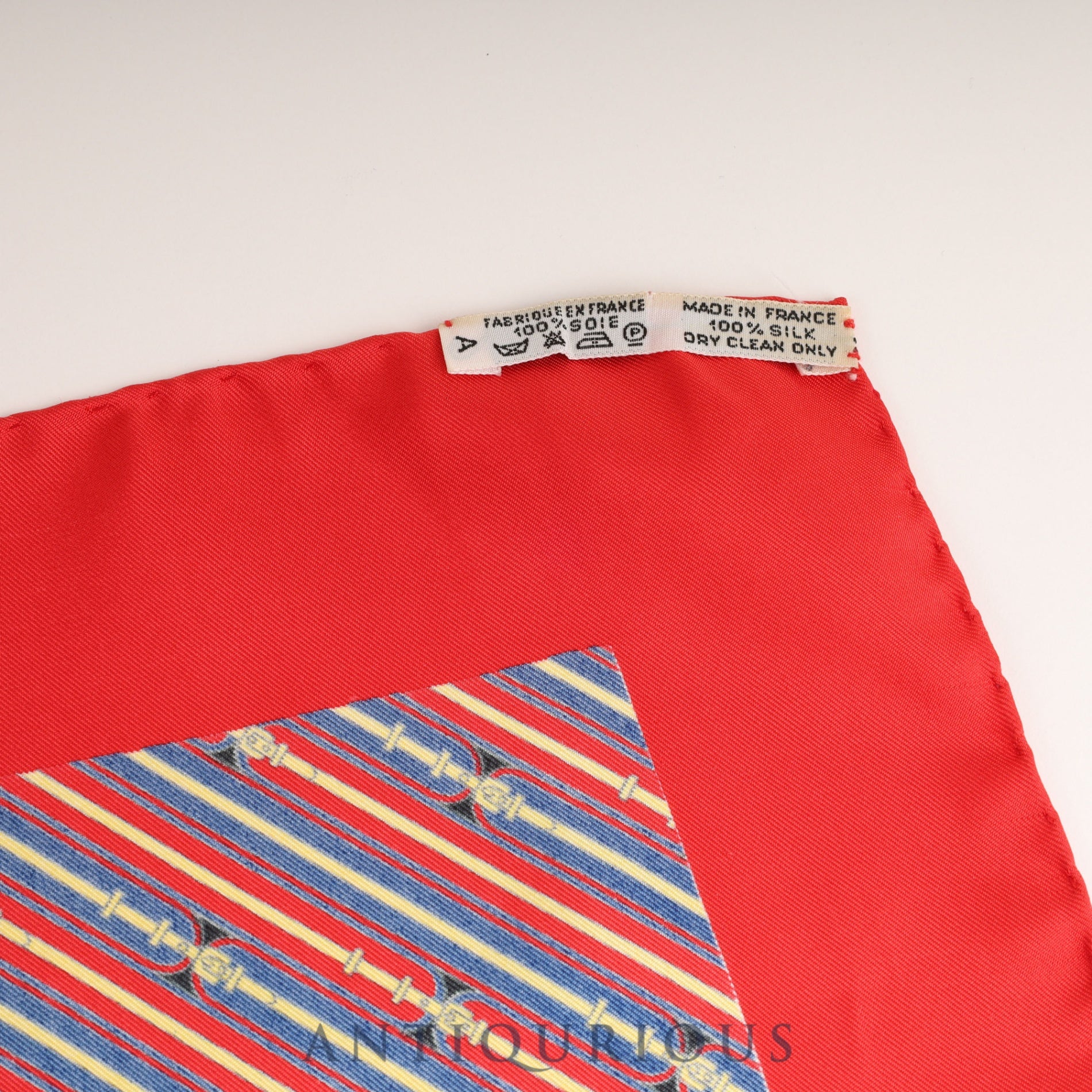 エルメス スカーフ カレ45 総柄 レッド ベルト SILK100％ | 東京銀座の