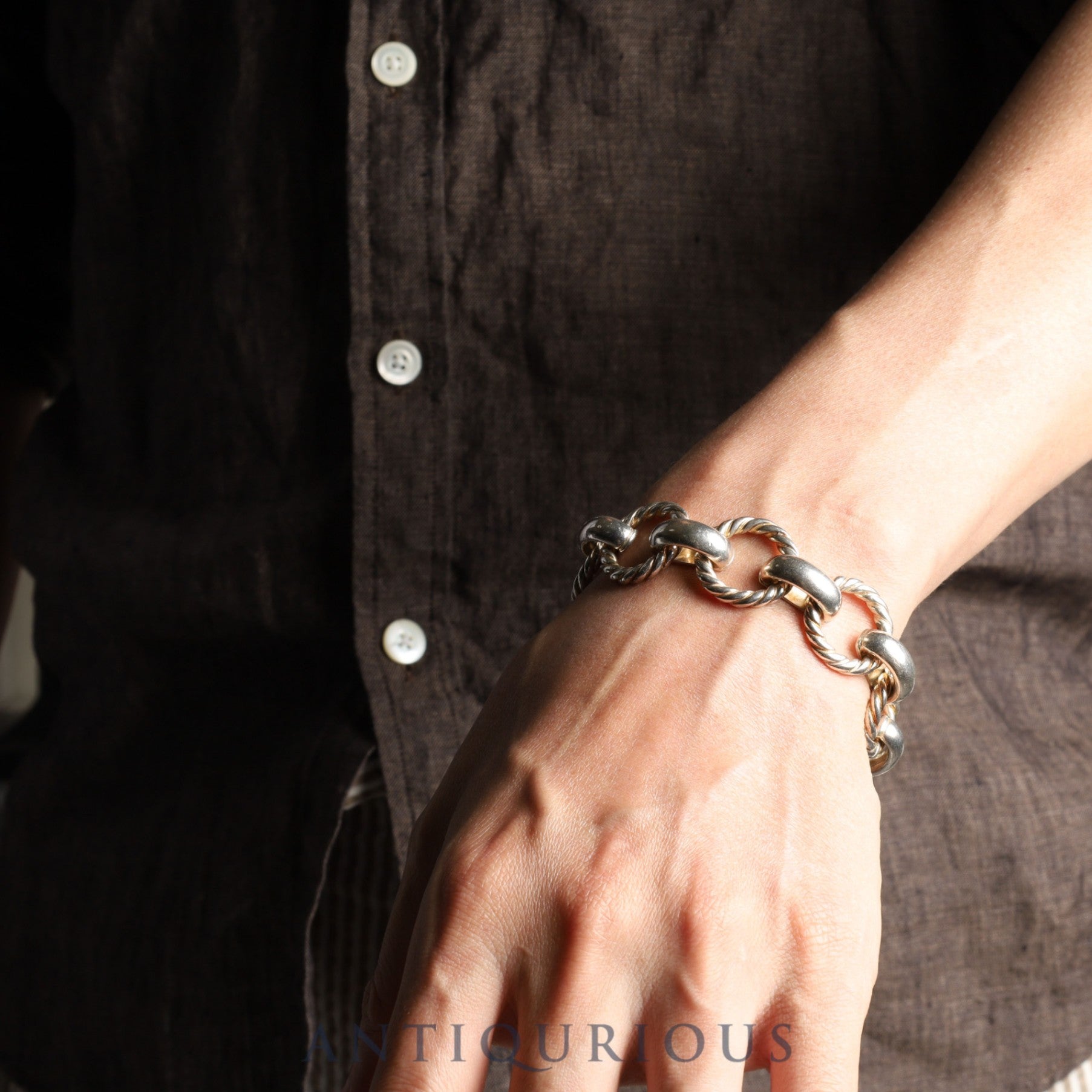 ティファニー ブレスレット ツイスト サークル ヴィンテージ SV925