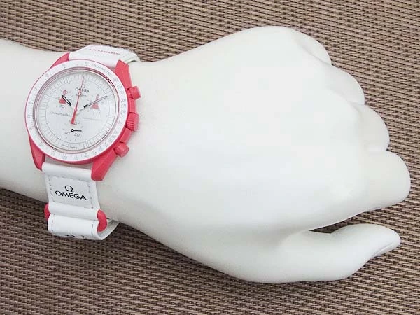 O-7967| スウォッチ × オメガ ミッション トゥ マーズ SO33R100 バイオ