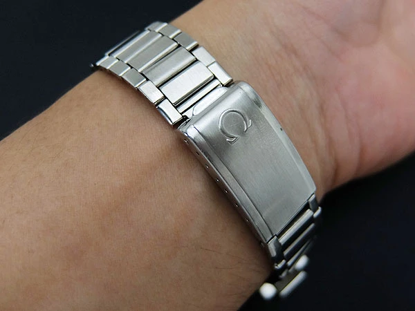 BR-1963| オメガ 18mm幅 3連エクステンション キャタピラブレスレット