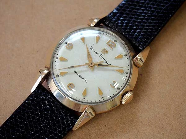 HA-4634| ジラール・ペルゴ ジャイロマチック 元箱付き センター