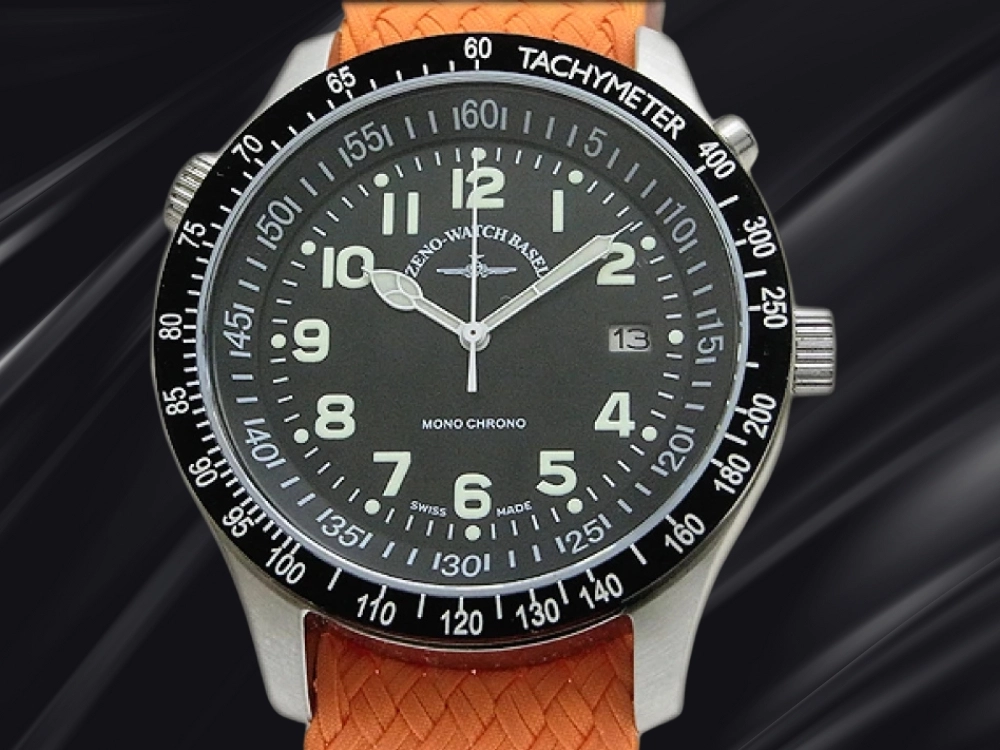 HA-6482| ゼノ ウオッチ バーゼル モノクロノ Ref.3851 Cal.725 SS