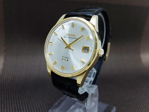 JA-2794| シチズン スーパーデラックス デイト 25石 Ref.51402-Y 14K