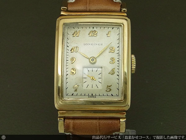 L-2392| ロンジン Cal.9L搭載 10KGF 金張りアールデコケース スモール