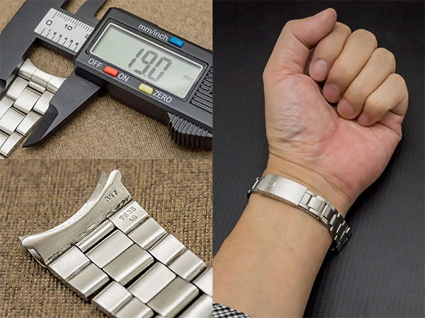 RG-2629| ロレックス 3連巻き込みブレス 19mm Ref.7835-19 12コマ