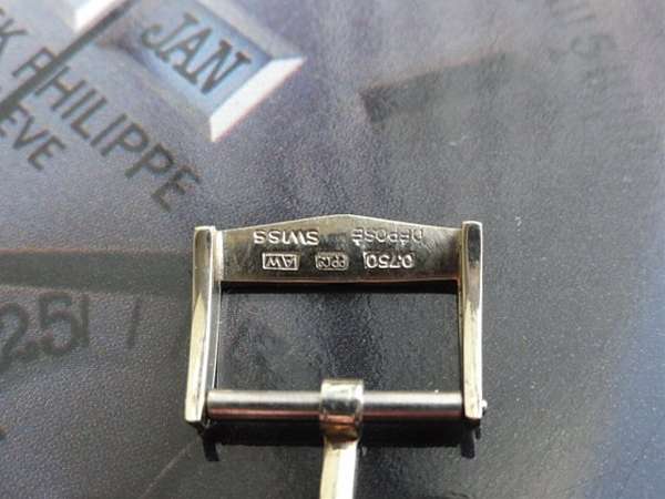 パテック・フィリップ 18KWG 14MM 1960年代 ヴィンテージバックル