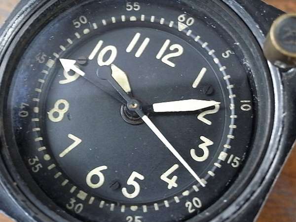 ウォルサム WALTHAM ミリタリー・アメリカ軍用 コックピットクロック