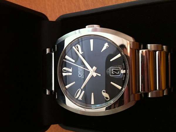 オリス ORIS フランク・シナトラ デイト メタルブレスレット ブラック