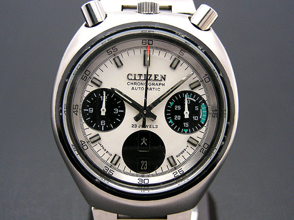 シチズン CITIZEN チャレンジタイマー ツノ パンダ文字盤 | アンティー