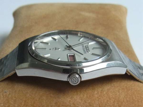 セイコー キングクオーツ ホワイト文字盤 KQマーク入りSSベルト