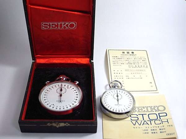 セイコー 1964年製 東京オリンピック公式 スプリットセコンド(割剣)手